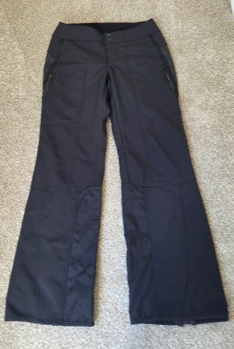 Black Athleta Maribel Soft Shell Snow/Ski Pants Womens 10